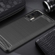 OEM Carbon Case Flexible Cover TPU Huawei P40 Pro - Black