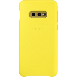 Samsung Leather Cover Galaxy S10E - Yellow (EF-VG970LYEGWW)