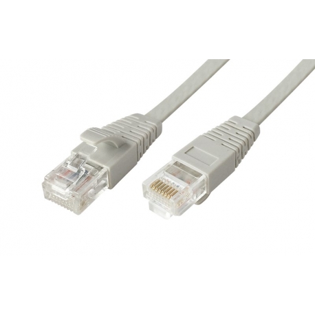 POWERTECH Καλώδιο UTP Cat 5e, copper 26AWG, 0.5mm patch cord, 10m, Grey