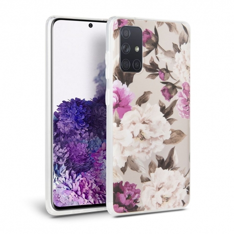 Tech-Protect TPU Case Samsung Galaxy A51- Floral Beige
