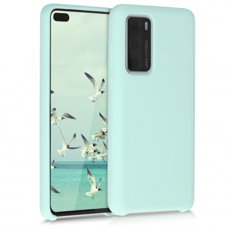 KW TPU Soft Flexible Rubber Silicone Case Huawei P40 - Mint Matte (52291.50)