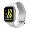 Tech-Protect Gearband Λουράκι Σιλικόνης Apple Watch 1/2/3/4/5 (42 / 44mm) - White