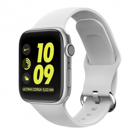 Tech-Protect Gearband Λουράκι Σιλικόνης Apple Watch 1/2/3/4/5 (42 / 44mm) - White