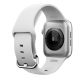 Tech-Protect Gearband Λουράκι Σιλικόνης Apple Watch 1/2/3/4/5 (42 / 44mm) - White
