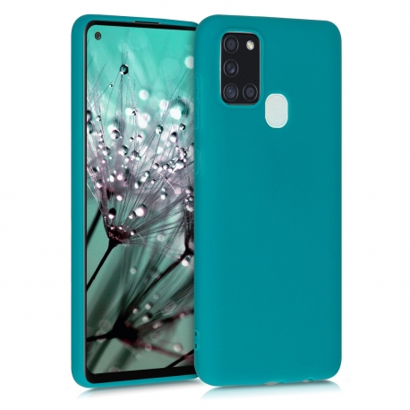 KW TPU Silicone Case Samsung Galaxy A21s - Teal Matte (52494.57)