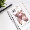 KW TPU Silicone Case Huawei P40 Lite - IMD Design Light Pink / Rose Gold / White (51990.02)