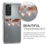 KW Crystal TPU Case Huawei P40 - Travel Outline Rose Gold / Transparent (50894.03)