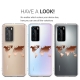 KW Crystal TPU Case Huawei P40 Pro - Travel Outline Rose Gold / Transparent (50893.03)